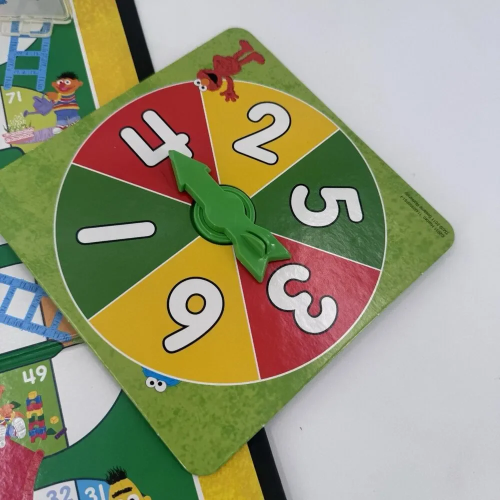 Sesame Street Chutes And Ladders Board Game Milton Bradley Preschool Complete